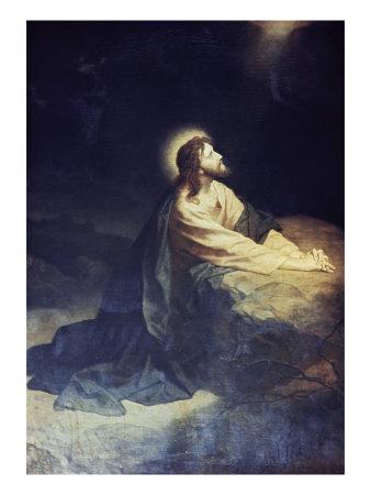 Christ-in-the-Garden-of-Gethsemane-Posters.jpg - В Гефсиманском саду